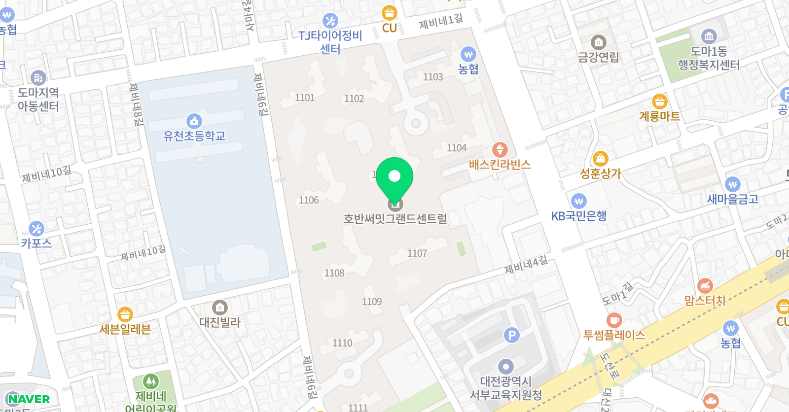 스마트 해법수학 도마호반 써밋점 위치