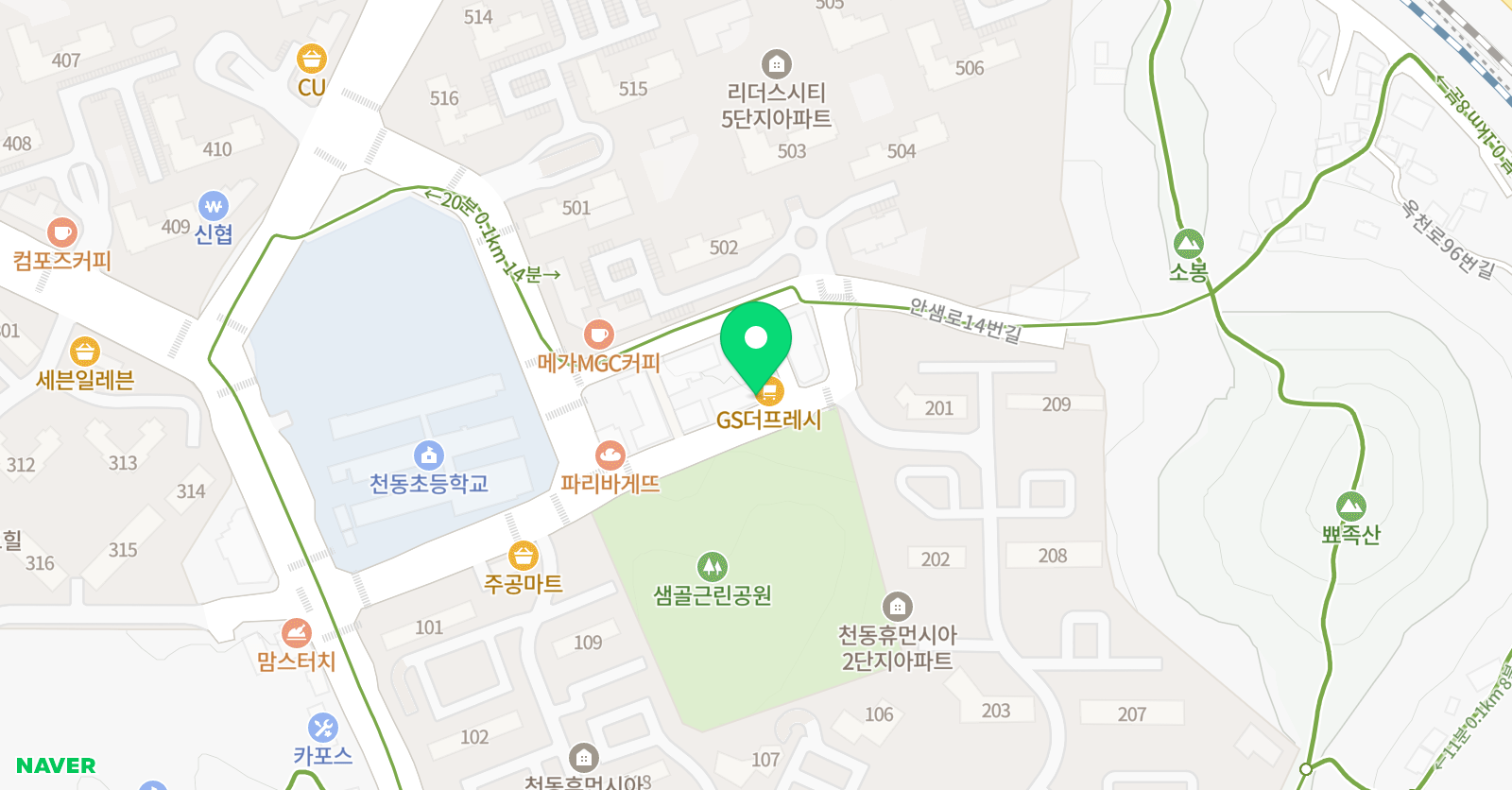 이은주 음악학원 위치