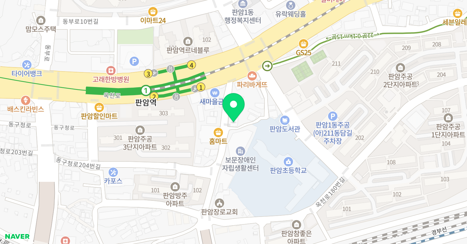 엘리트 피아노학원 위치