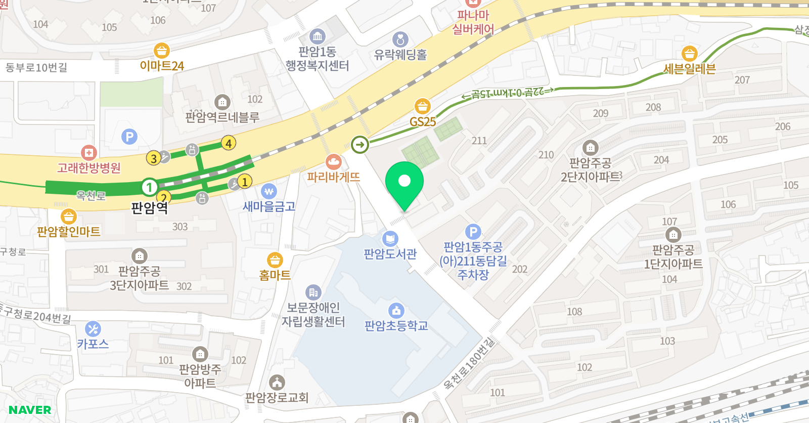 경희대파란 태권도 위치
