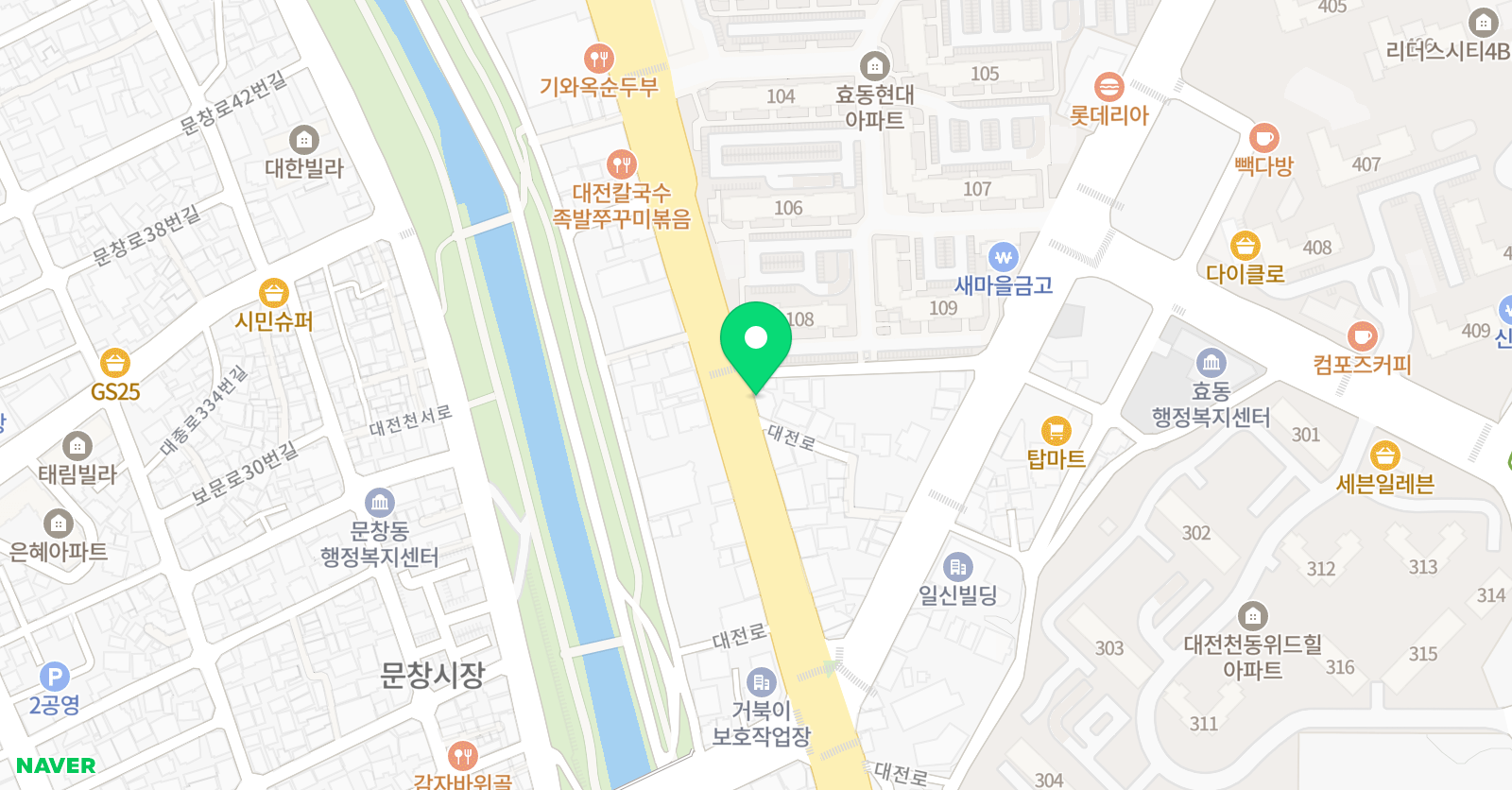 꿈나라 미술 위치