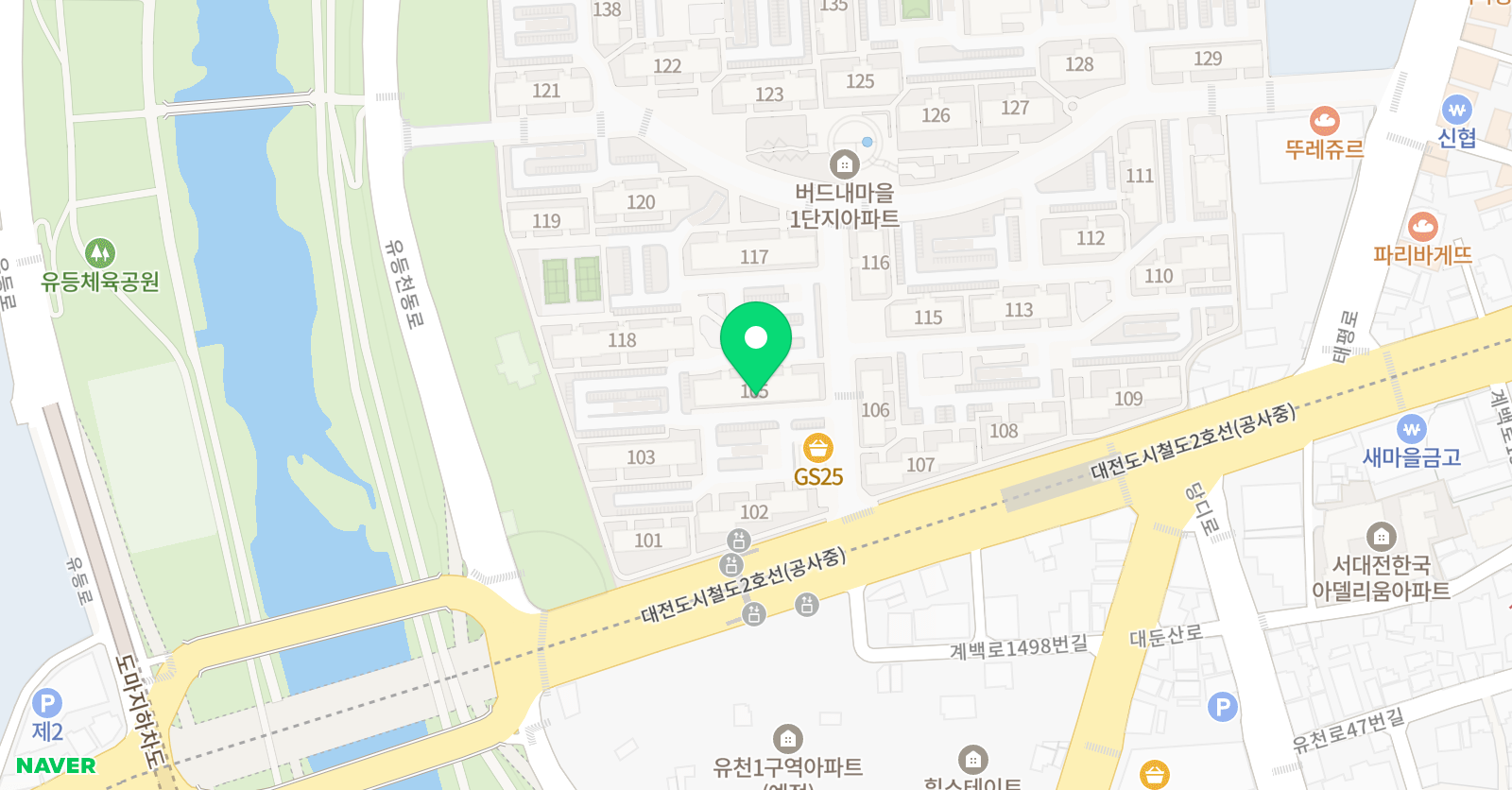 3030영어 태평버드내 러닝센터 위치