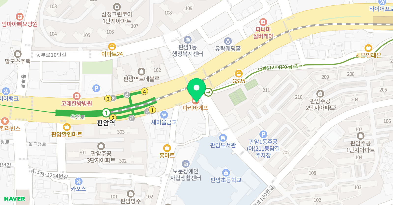 스마트해법수학 SKY학원 위치