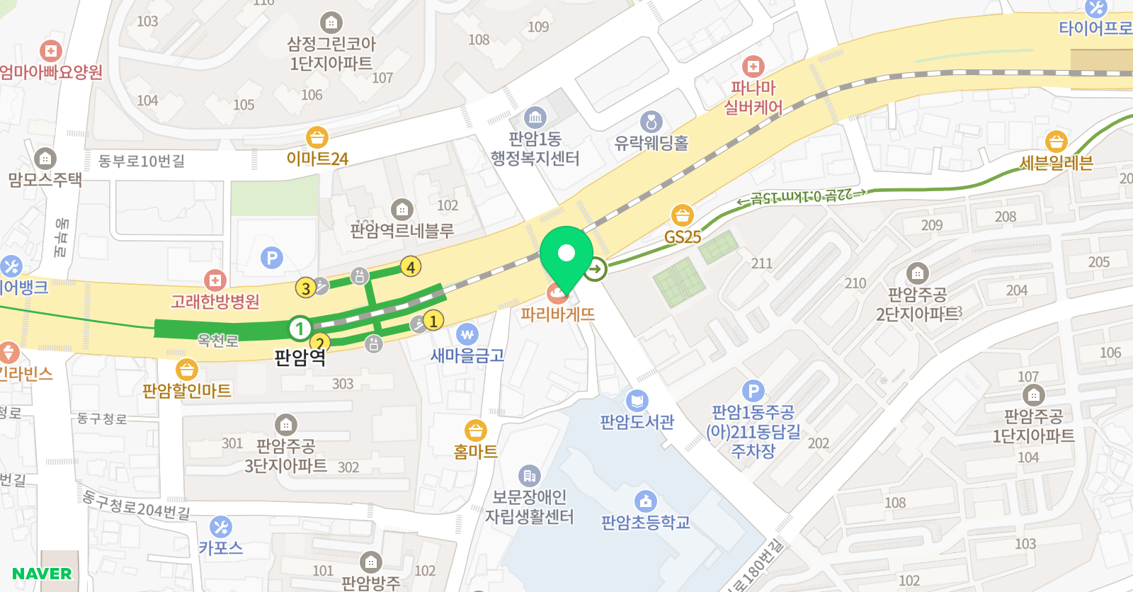 물크미술 교습소 위치