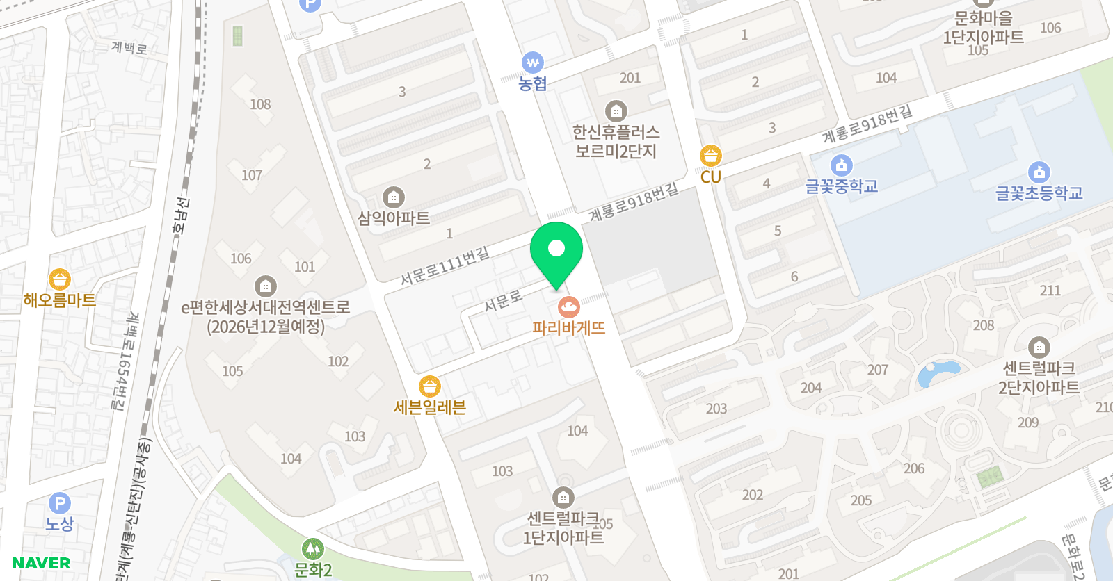 이담메이드 영수학원 위치