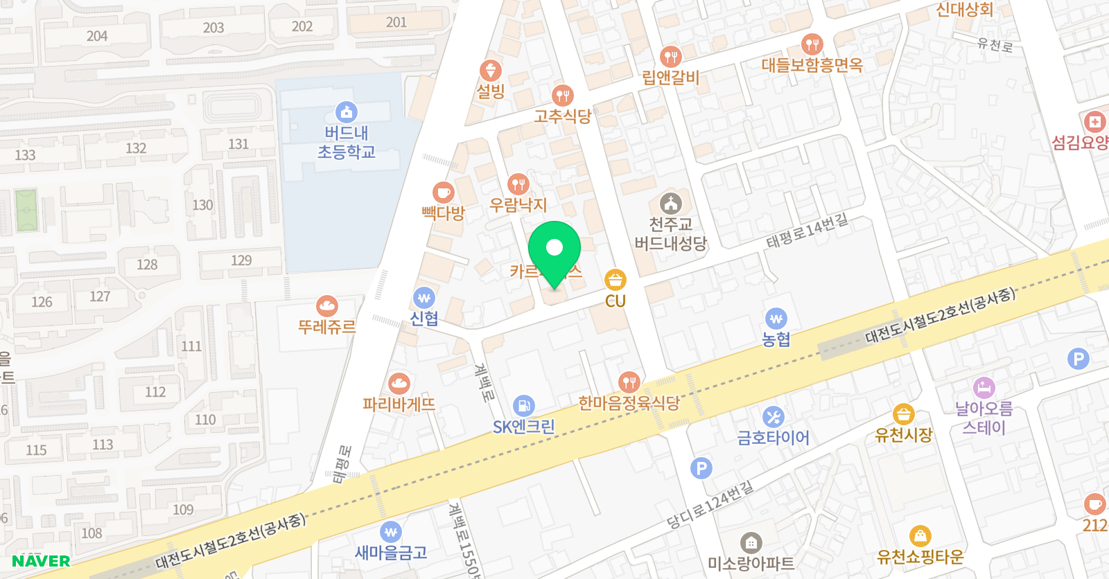 한우리 독서토론논술 대전중구지부 위치