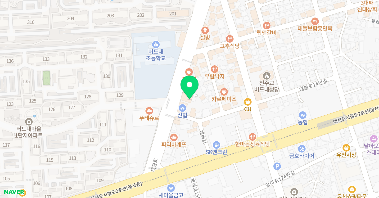 스위밍키즈 대전태평점 위치