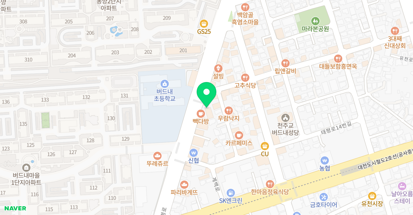 유민로얄 발레학원 위치
