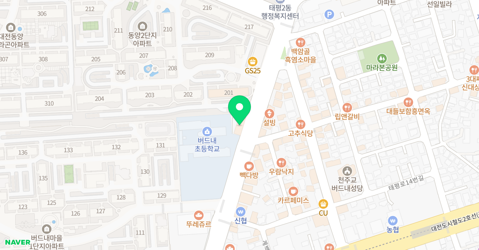 그림숲 미술 위치