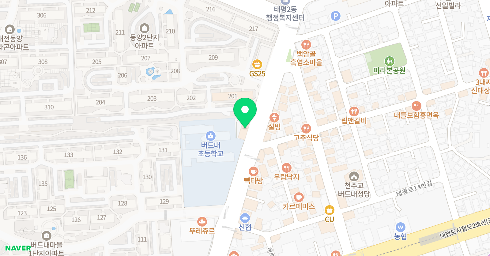 스마트해법 영어 버드내점 위치