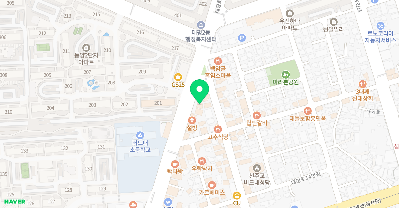 마루셈수학학원 위치