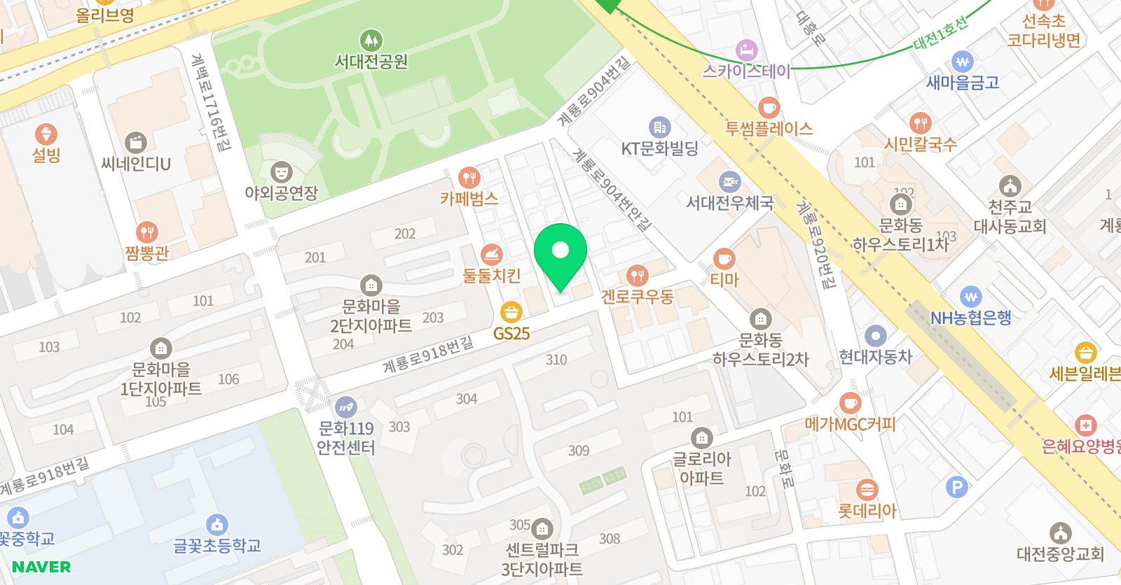 로뎀 영어수학 이보영토킹클럽 대전문화 위치
