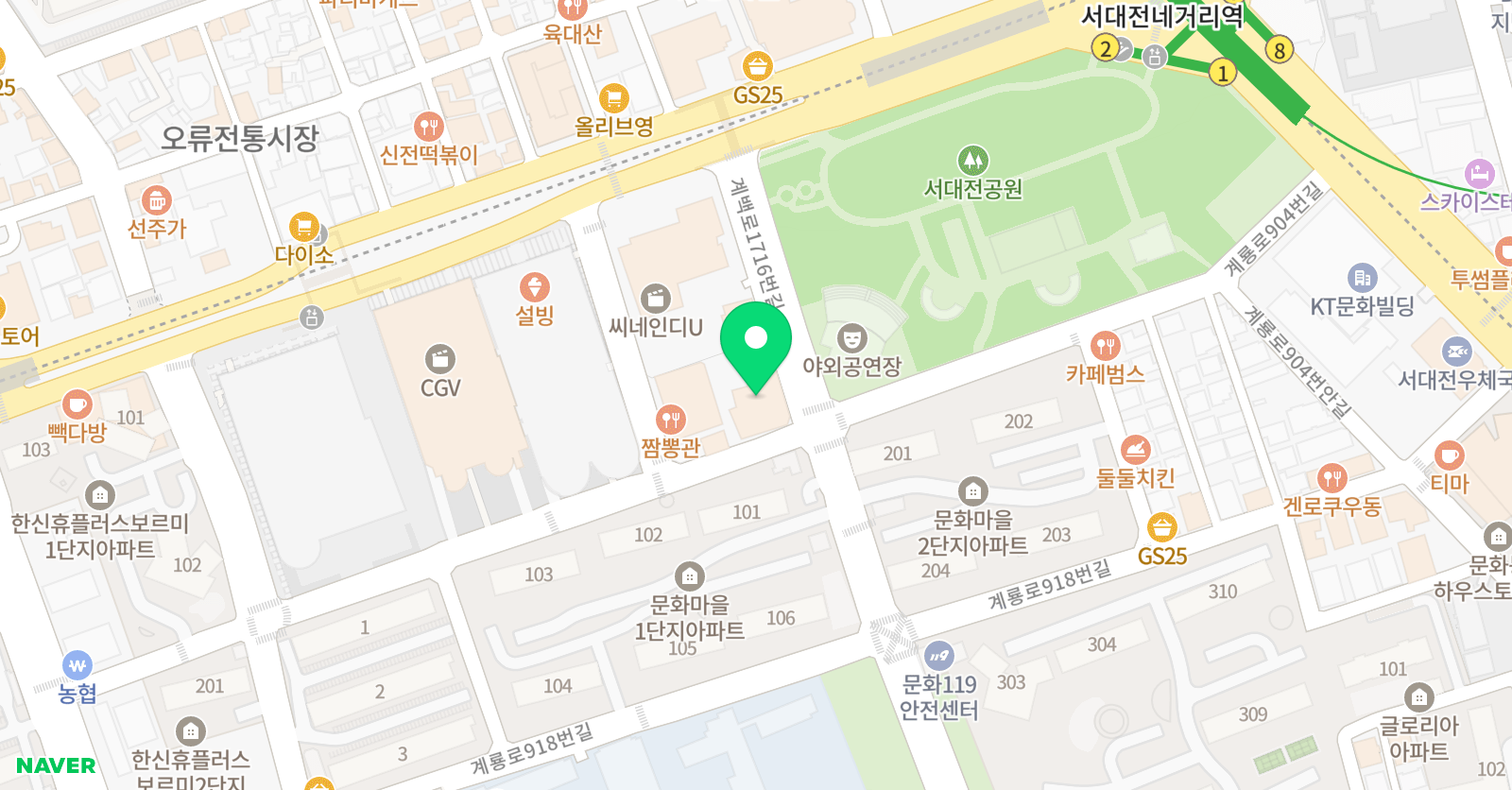 문화쉐마 수학학원 위치