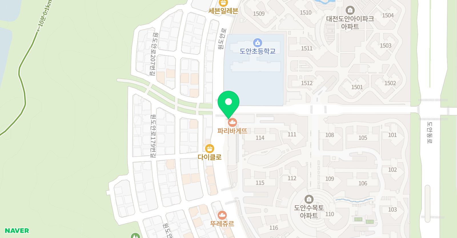 외대타임즈 영어수학학원 위치