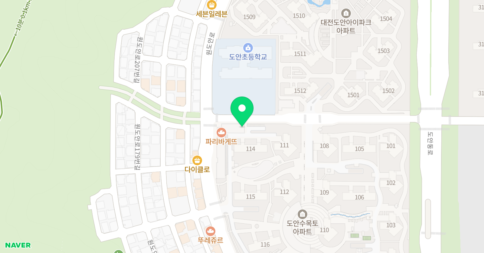 다빛 태권도장 위치