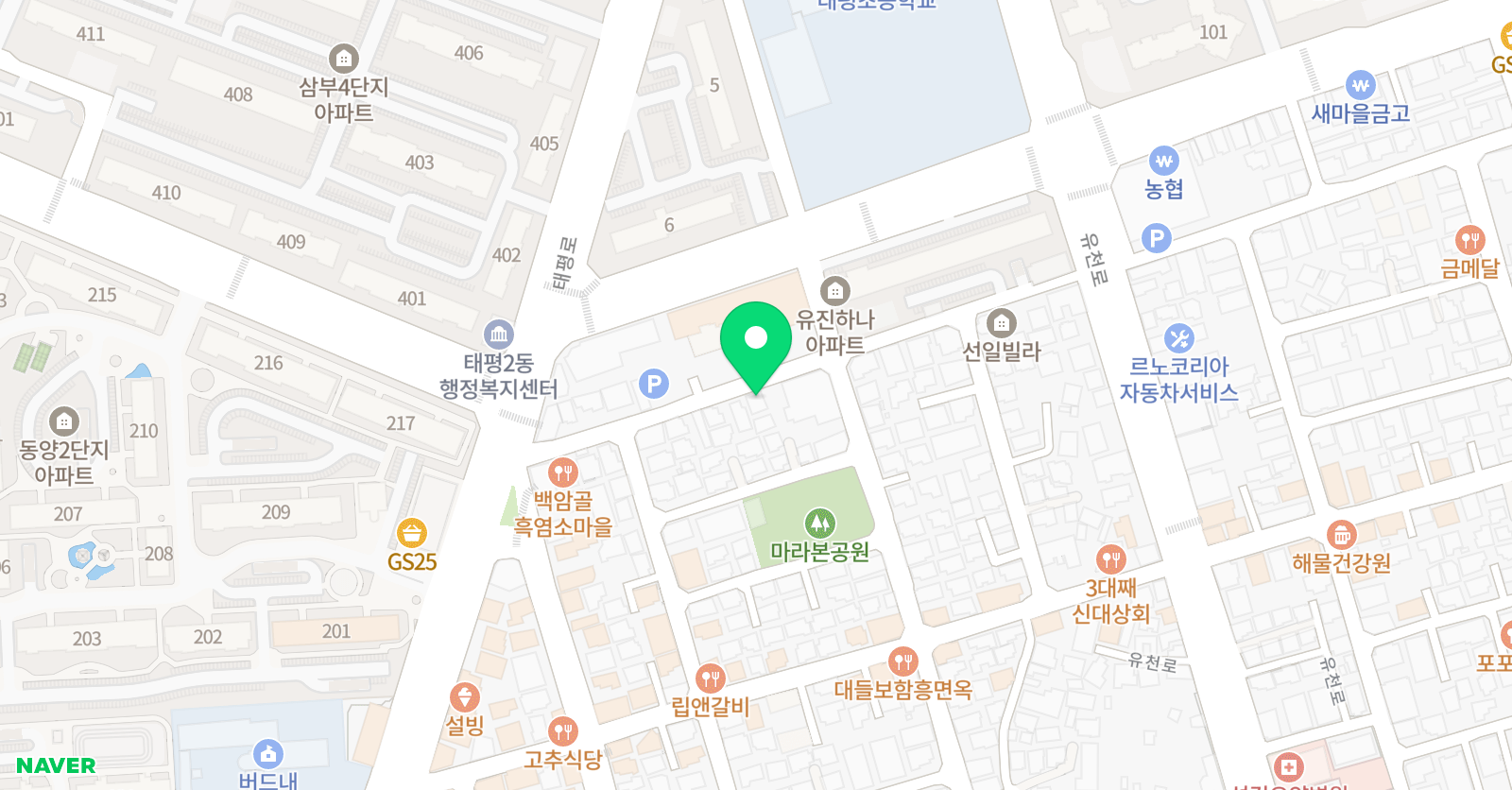 샘 수학 위치