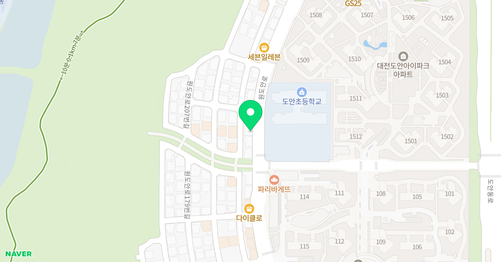 아이보리 잉글리쉬학원 위치