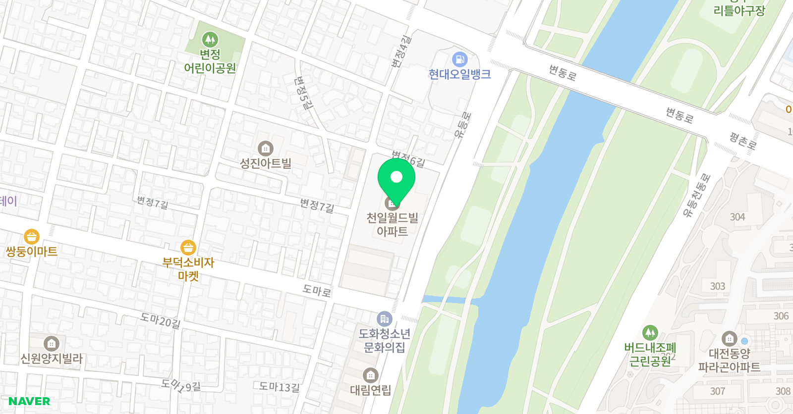 장쌤 수학학원 위치