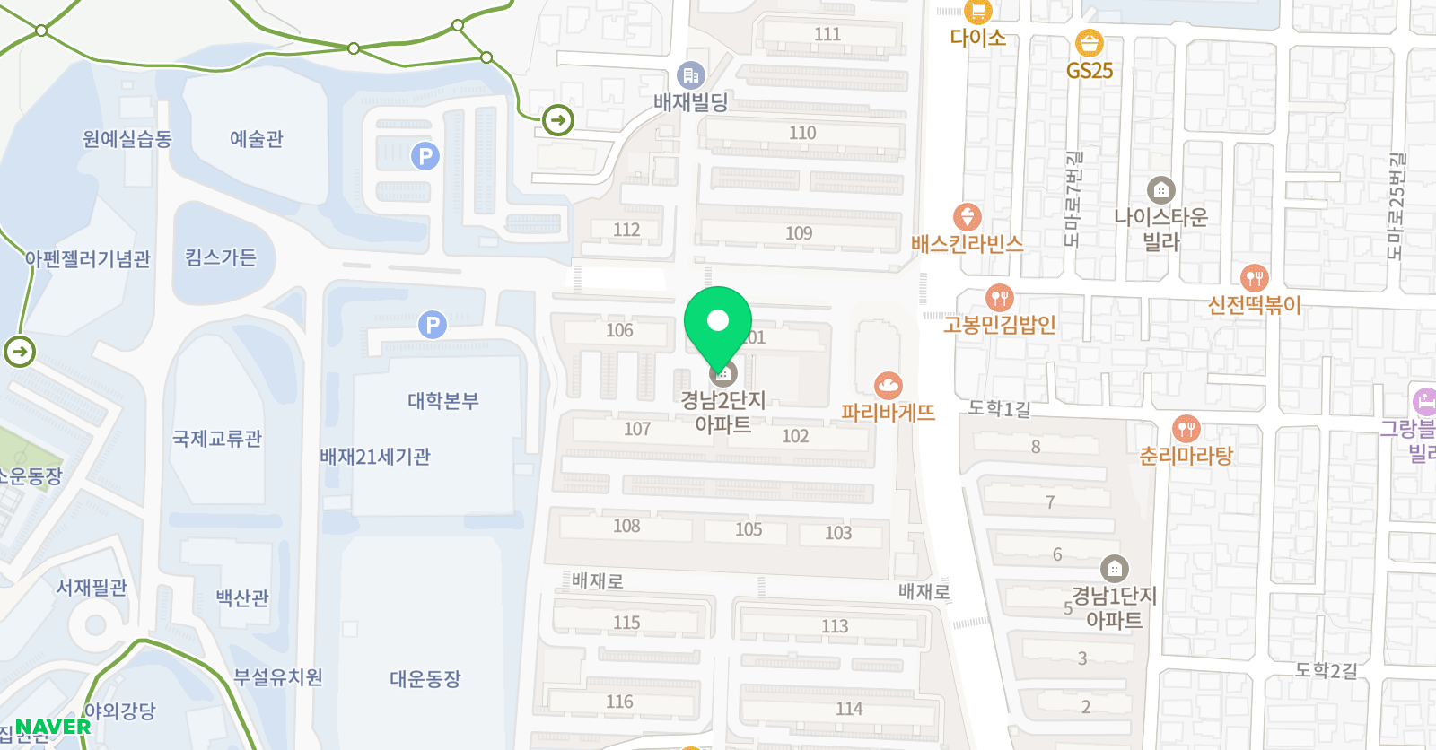 뮤엠 영어 도마경남점 위치