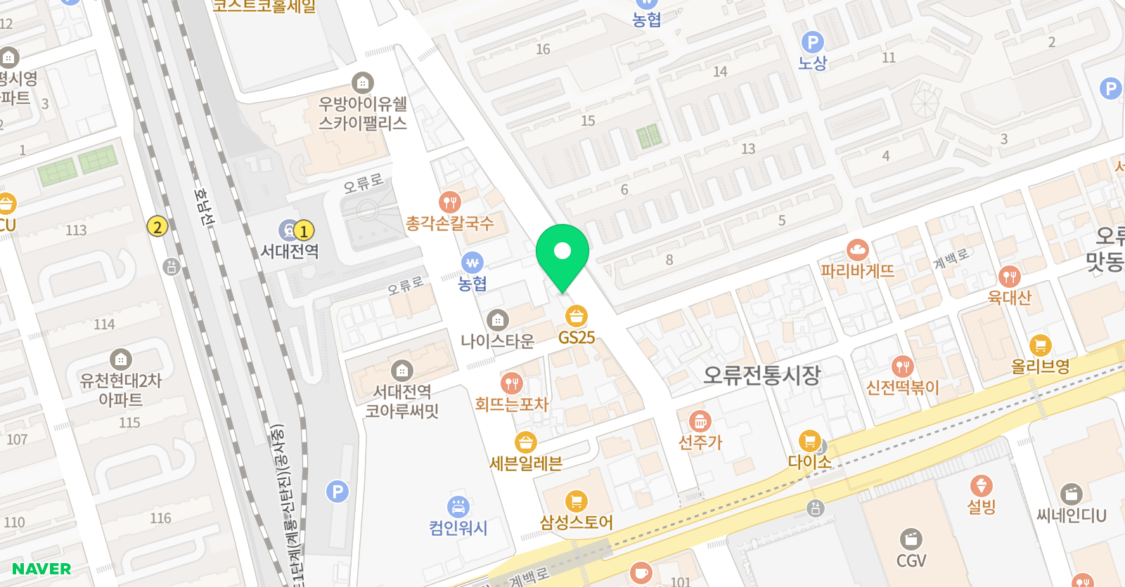 제이콥수학영어학원 위치