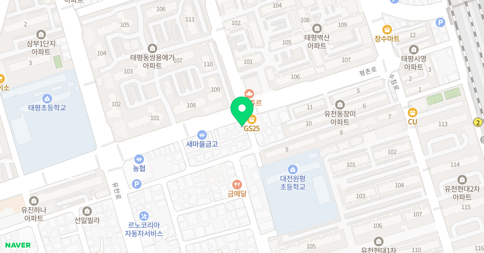 에스클래스 수학학원 위치