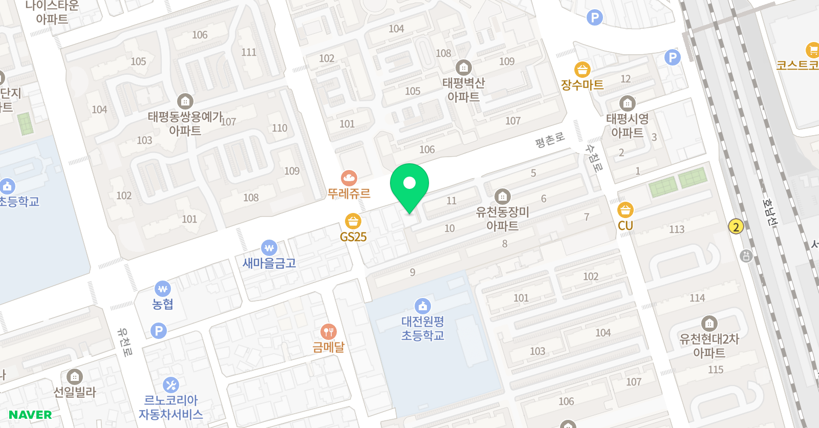 가온누리합기도, 주짓수 위치