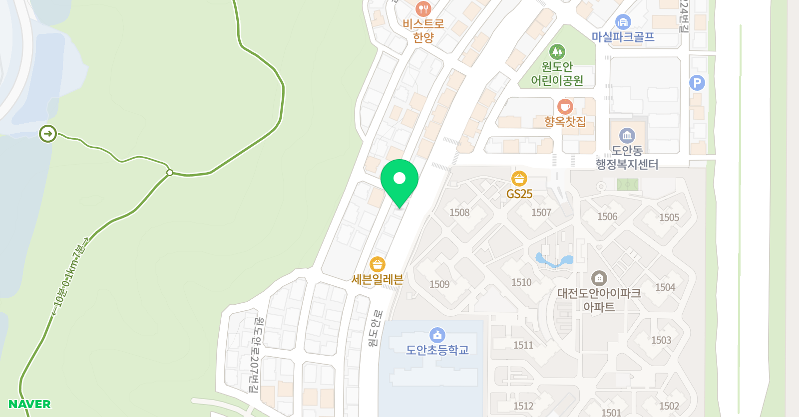 아소비 대전 도안초점 위치