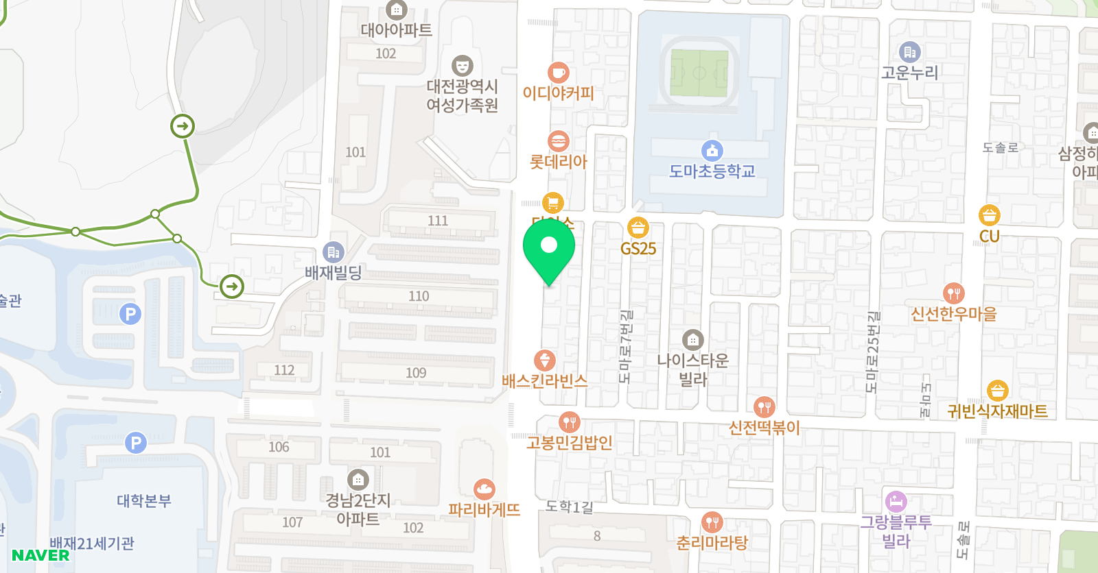 일맥 학원 위치