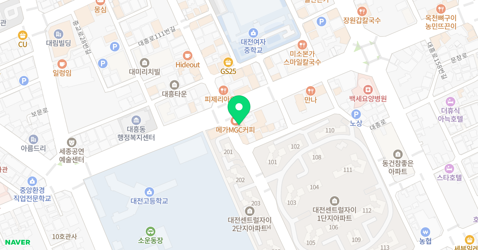 혜윰수학학원 위치