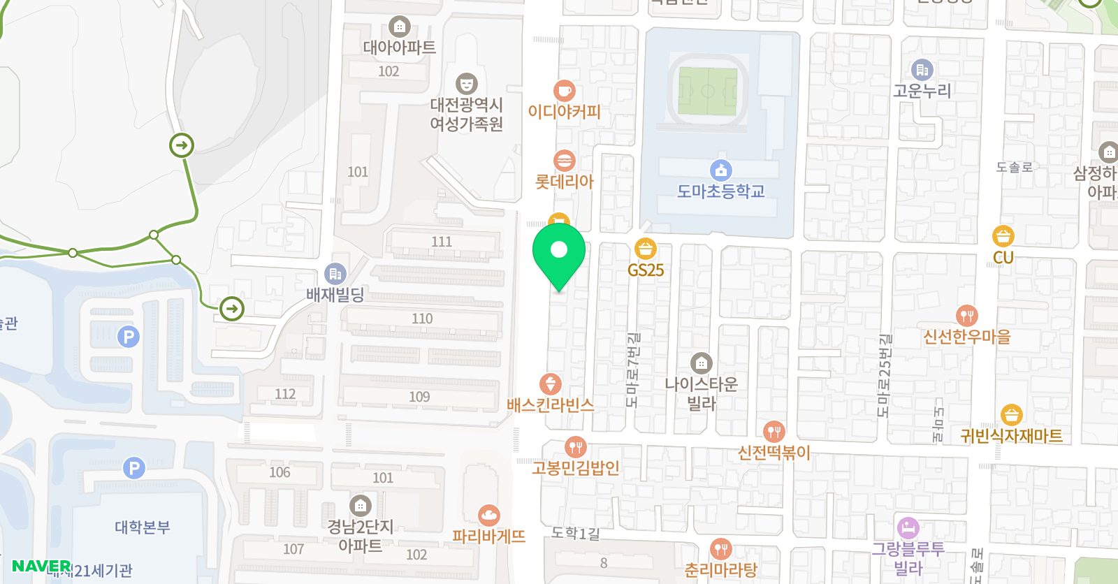 윌그로우어학원 도마캠퍼스 위치