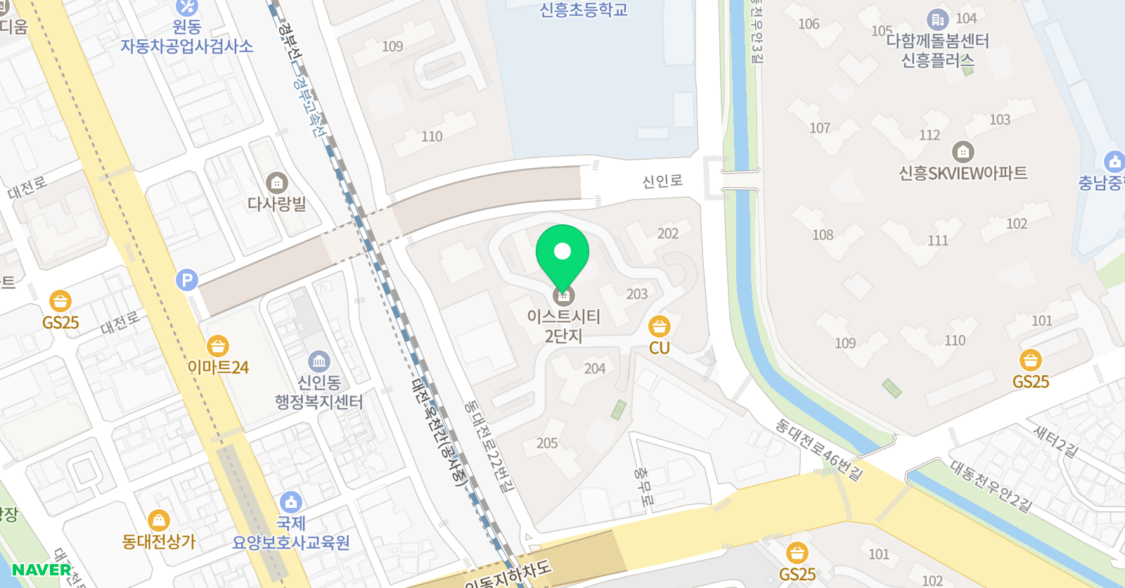 푸르넷 공부방 양쌤교실 위치