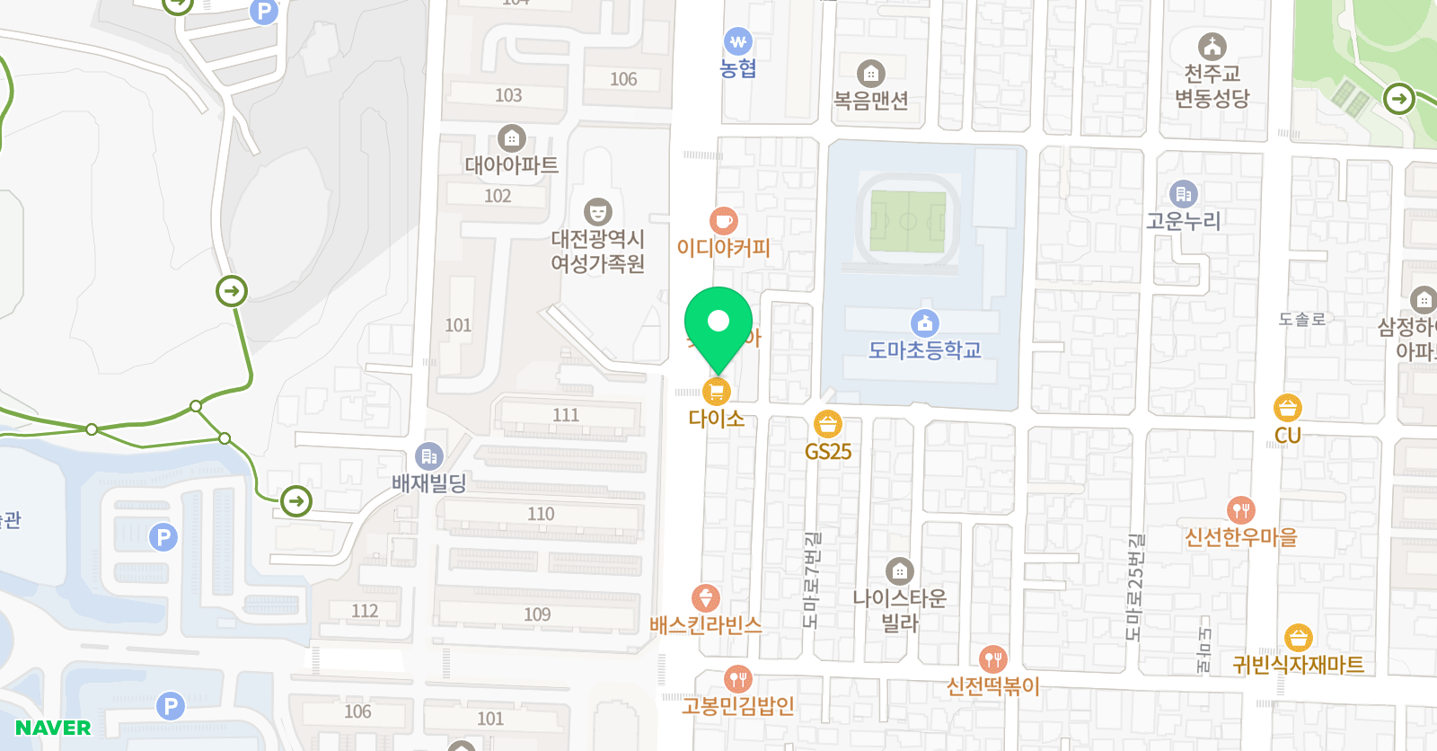 JE양우 태권도장&트니트니 위치