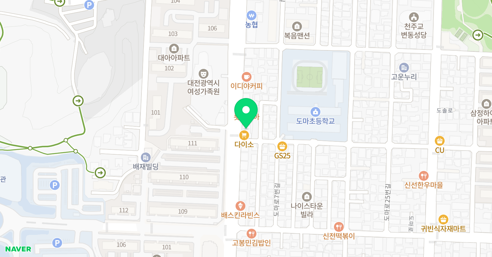 je양우 합기도&트니트니 도마점 위치