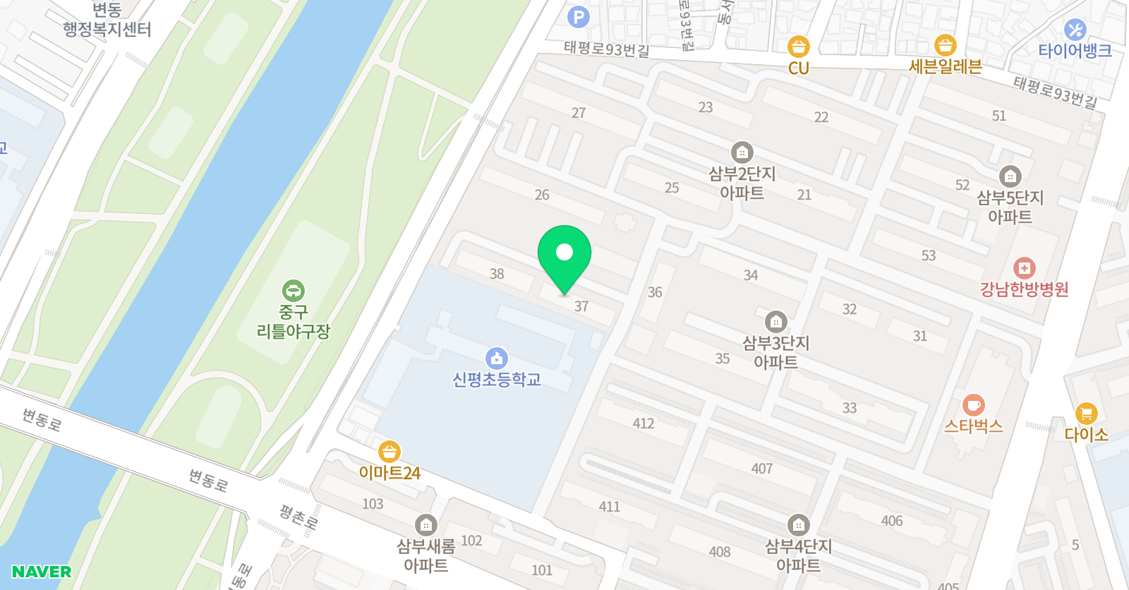 푸르넷공부방 삼부점 위치