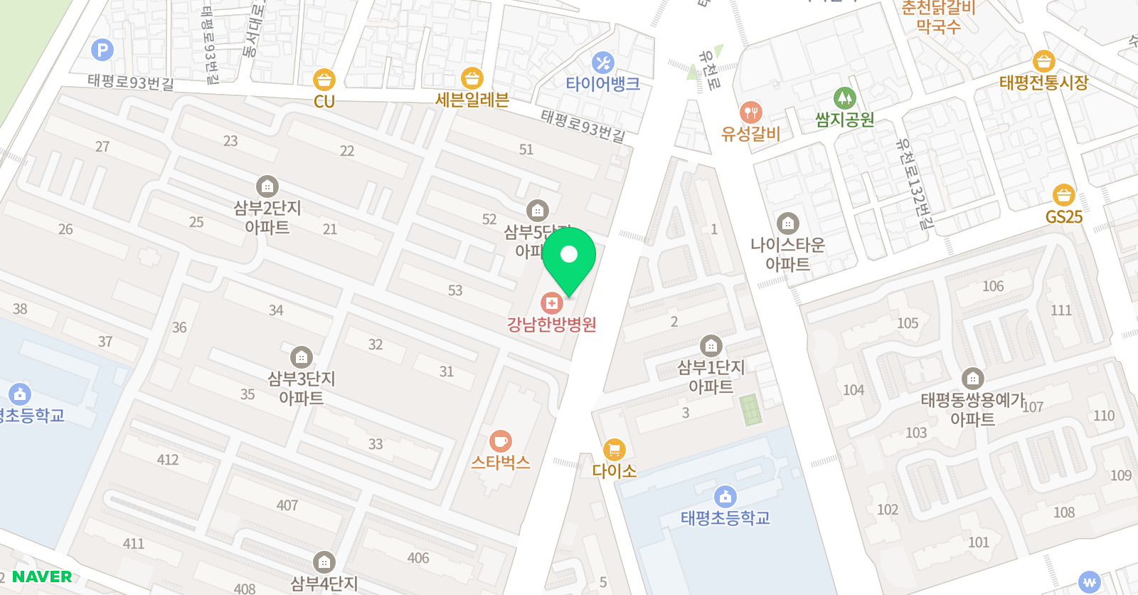 삼부스포렉스 수영장 위치