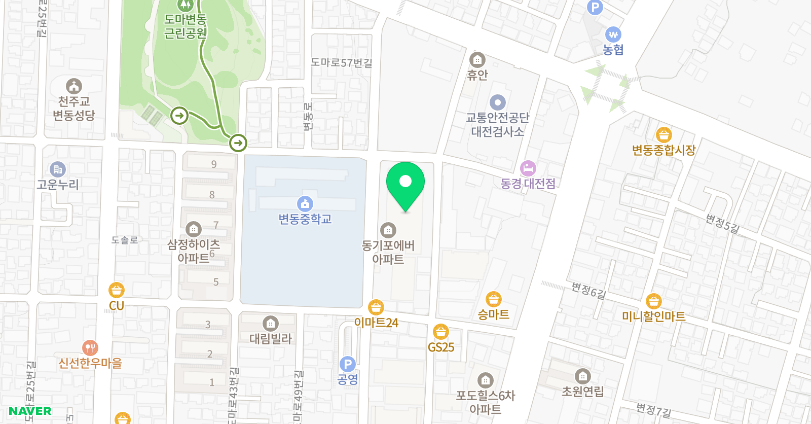 한쌤 공부방 위치