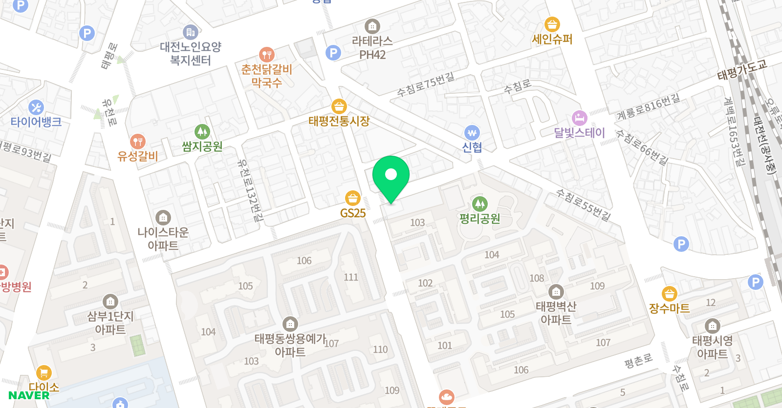 소리숲 음악학원 위치