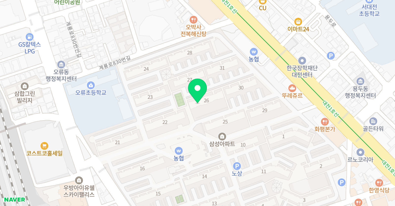 삼성 지혜의숲 공부방 위치