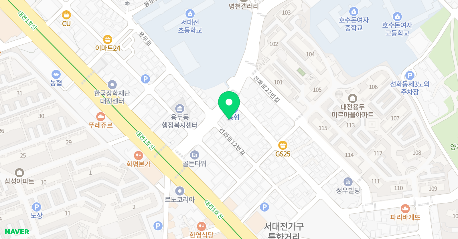 행복한수학 용두점 위치