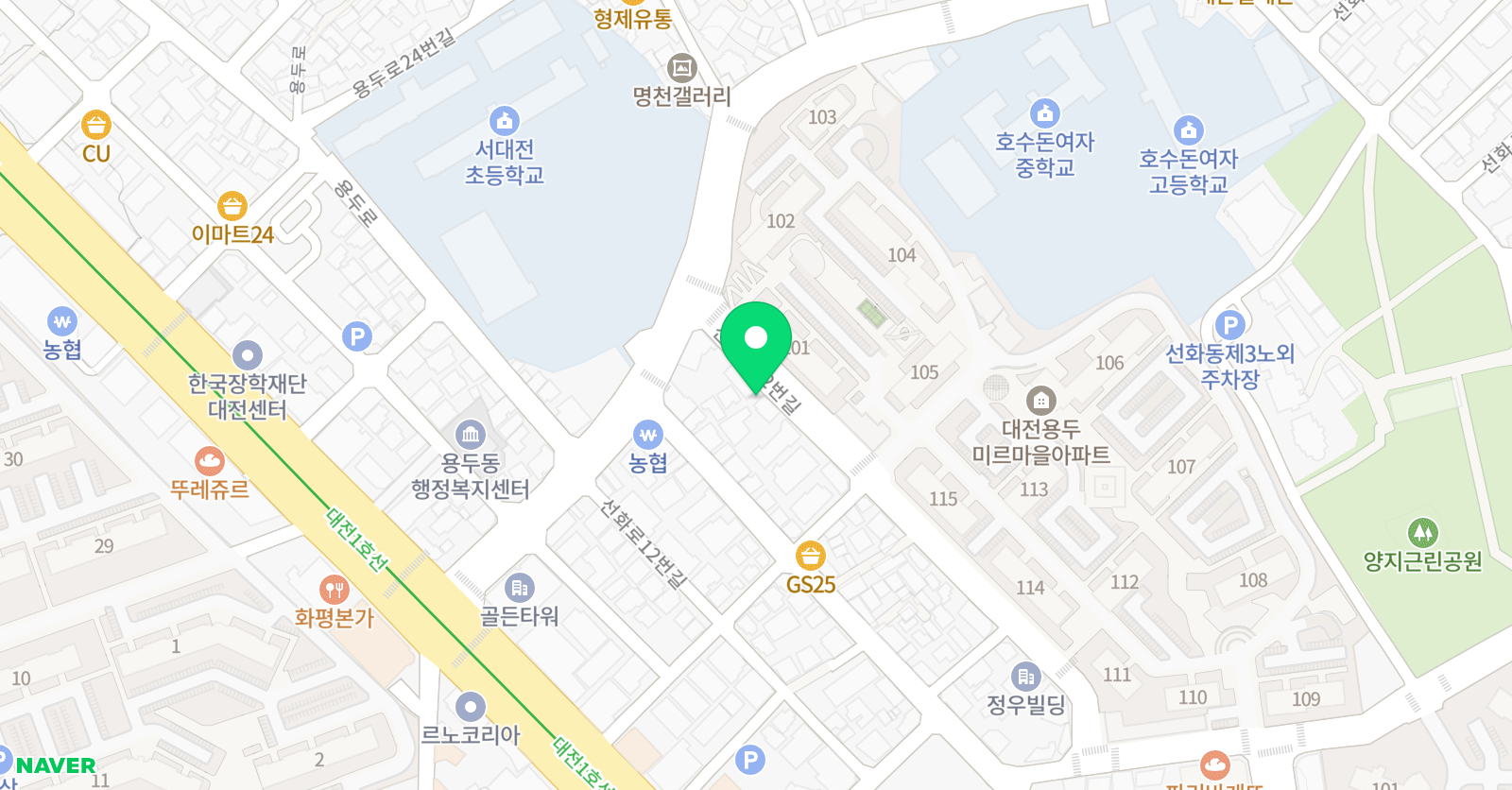 GMS 서울학원 위치