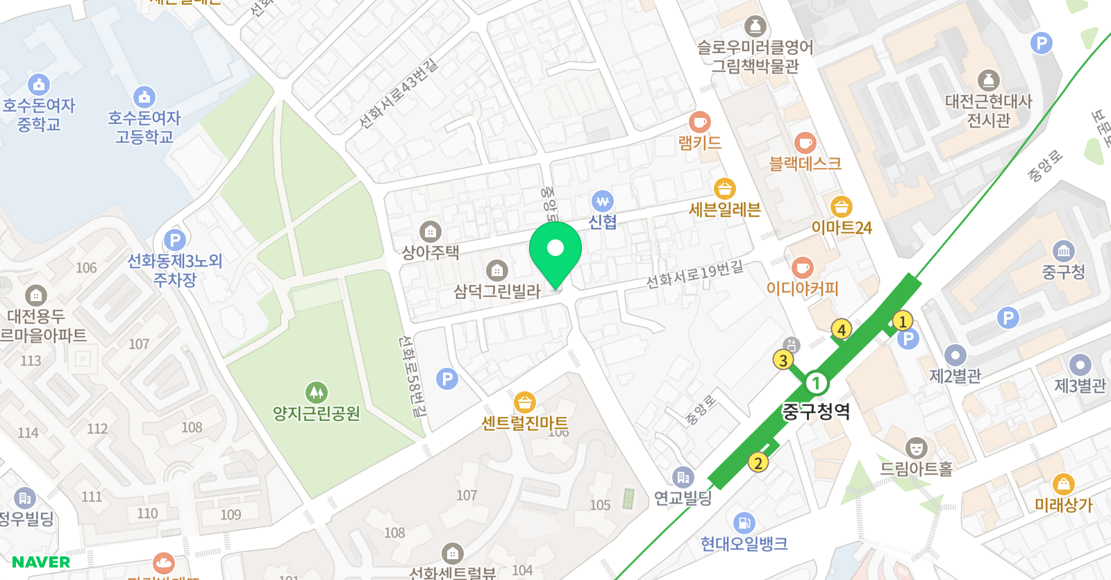 제이발레 아카데미학원 위치