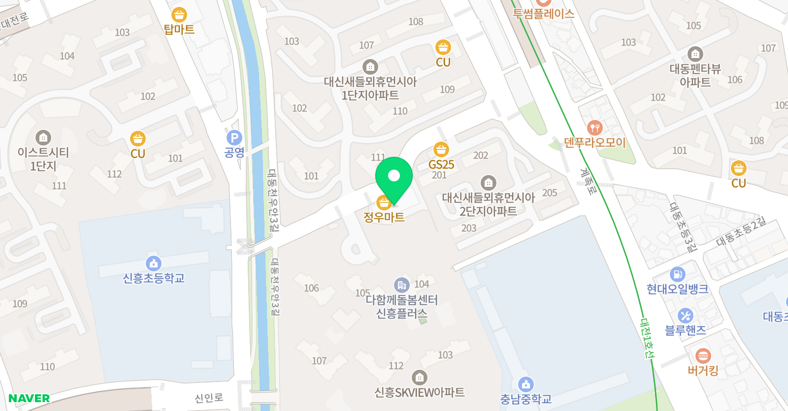 삼성영어셀레나 프라임 영어학원 위치