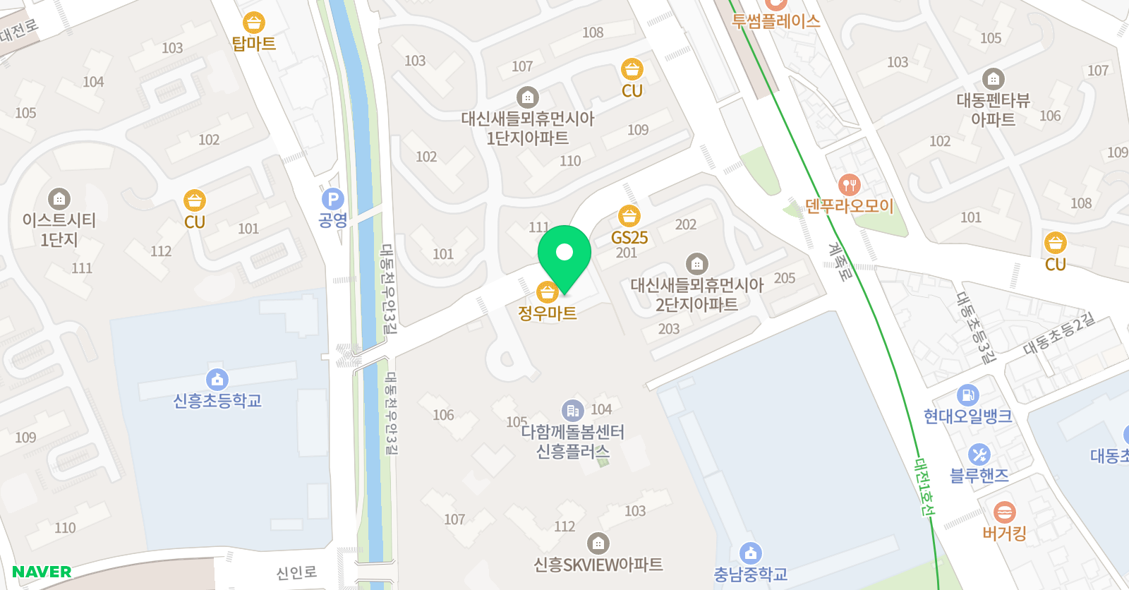 오른 수학 위치