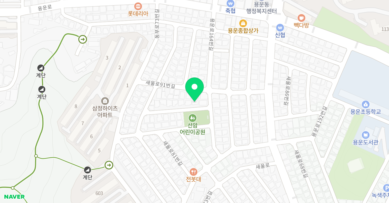 한우리독서토론논술 박시서재 위치