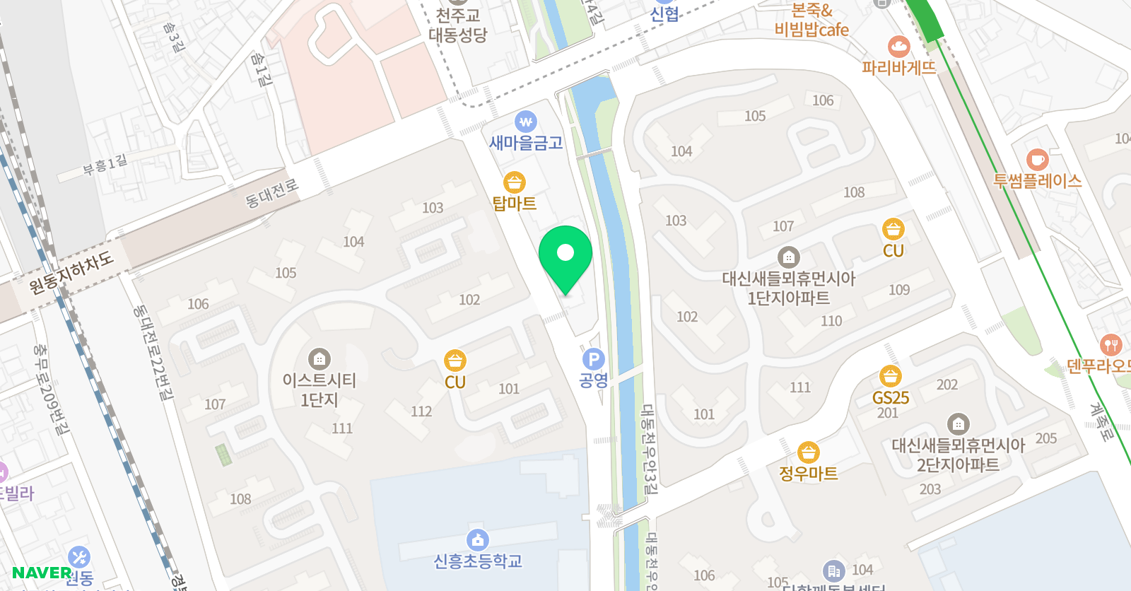 더프라임 학원 위치