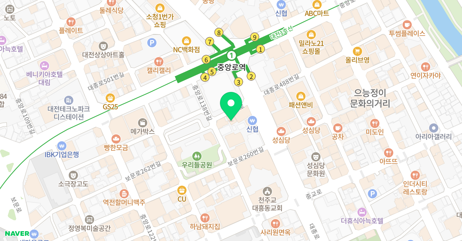 ST 실용음악학원 위치