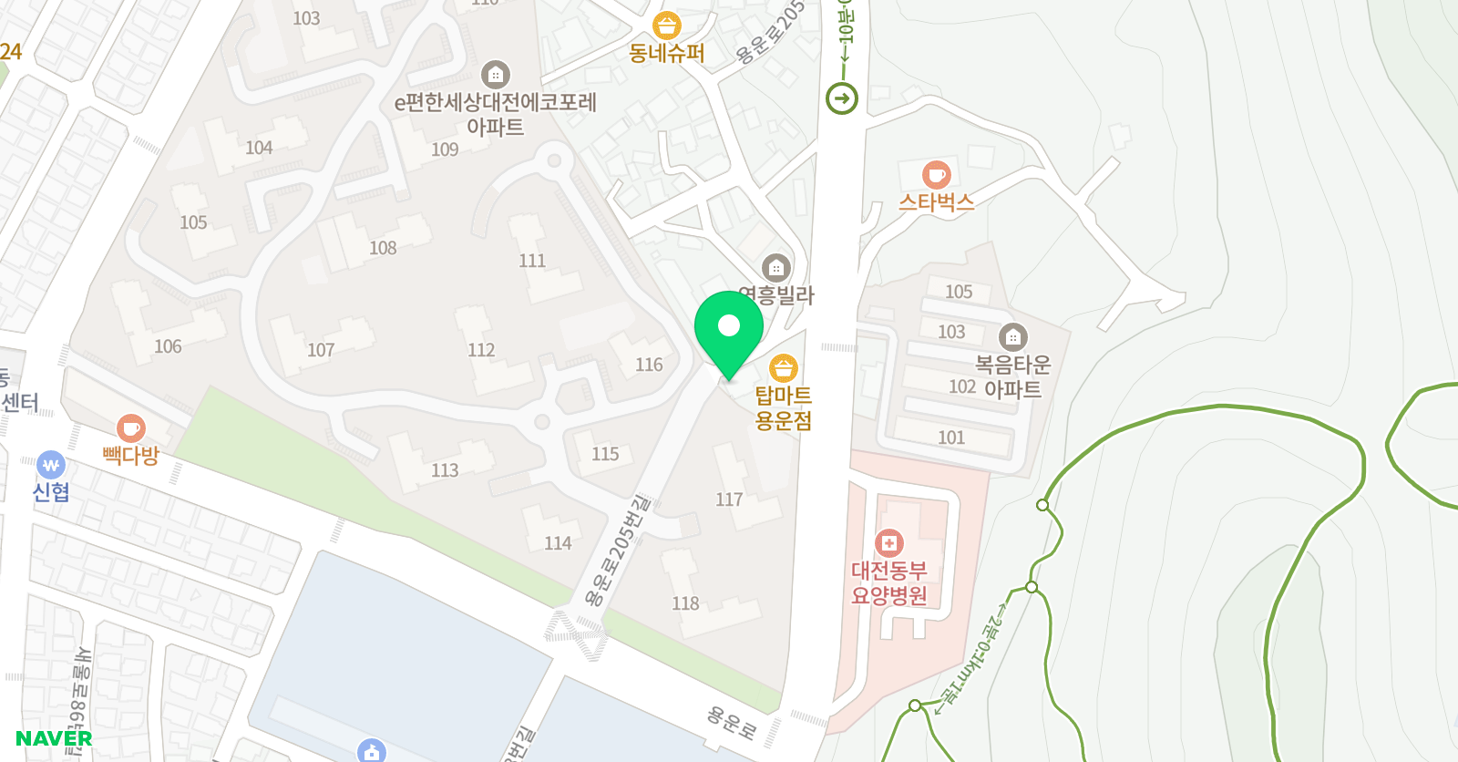 에코포레 음악미술학원 위치