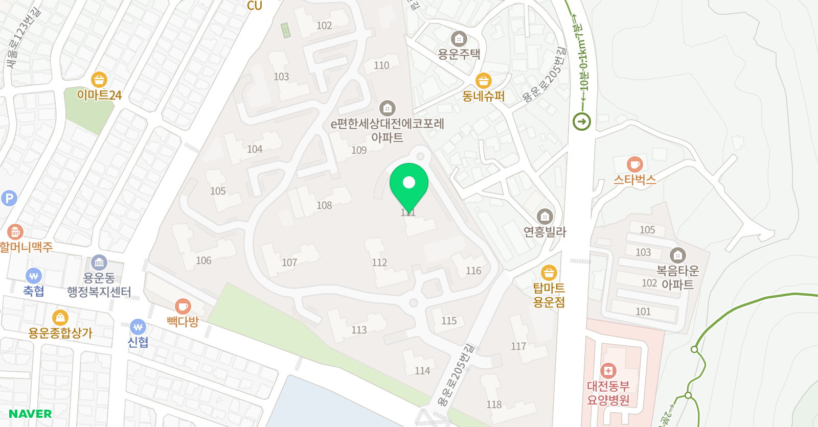 해내리 영어 위치