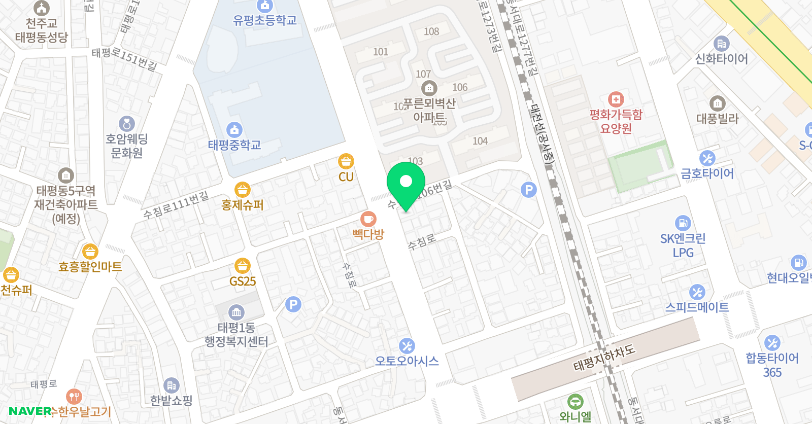 위드 영어수학학원 위치