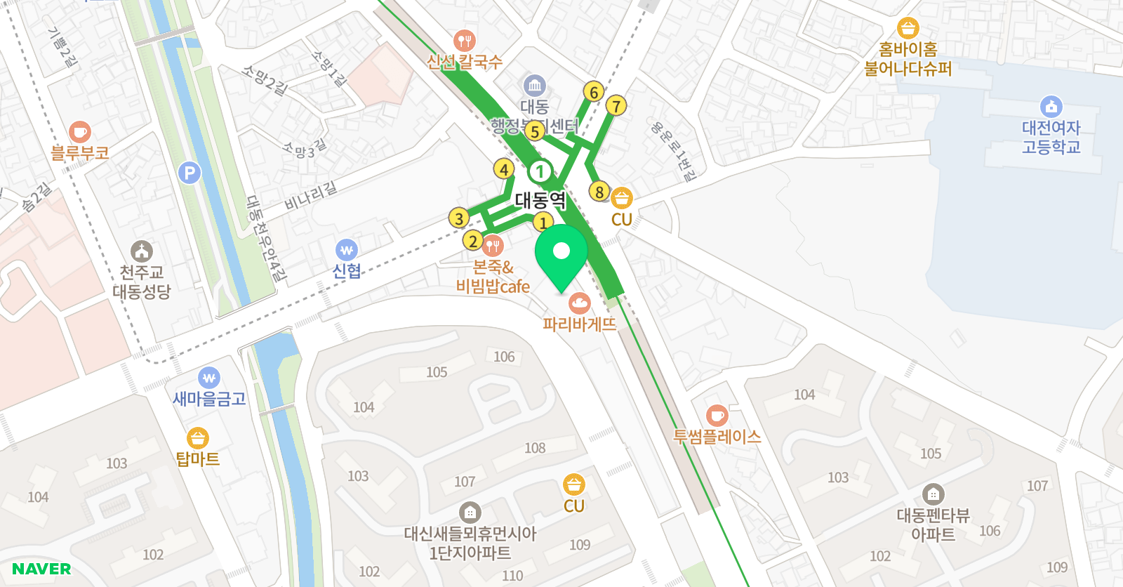 정상의거인 학원 위치